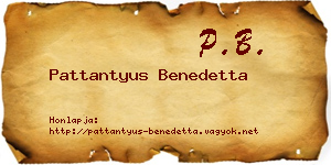 Pattantyus Benedetta névjegykártya